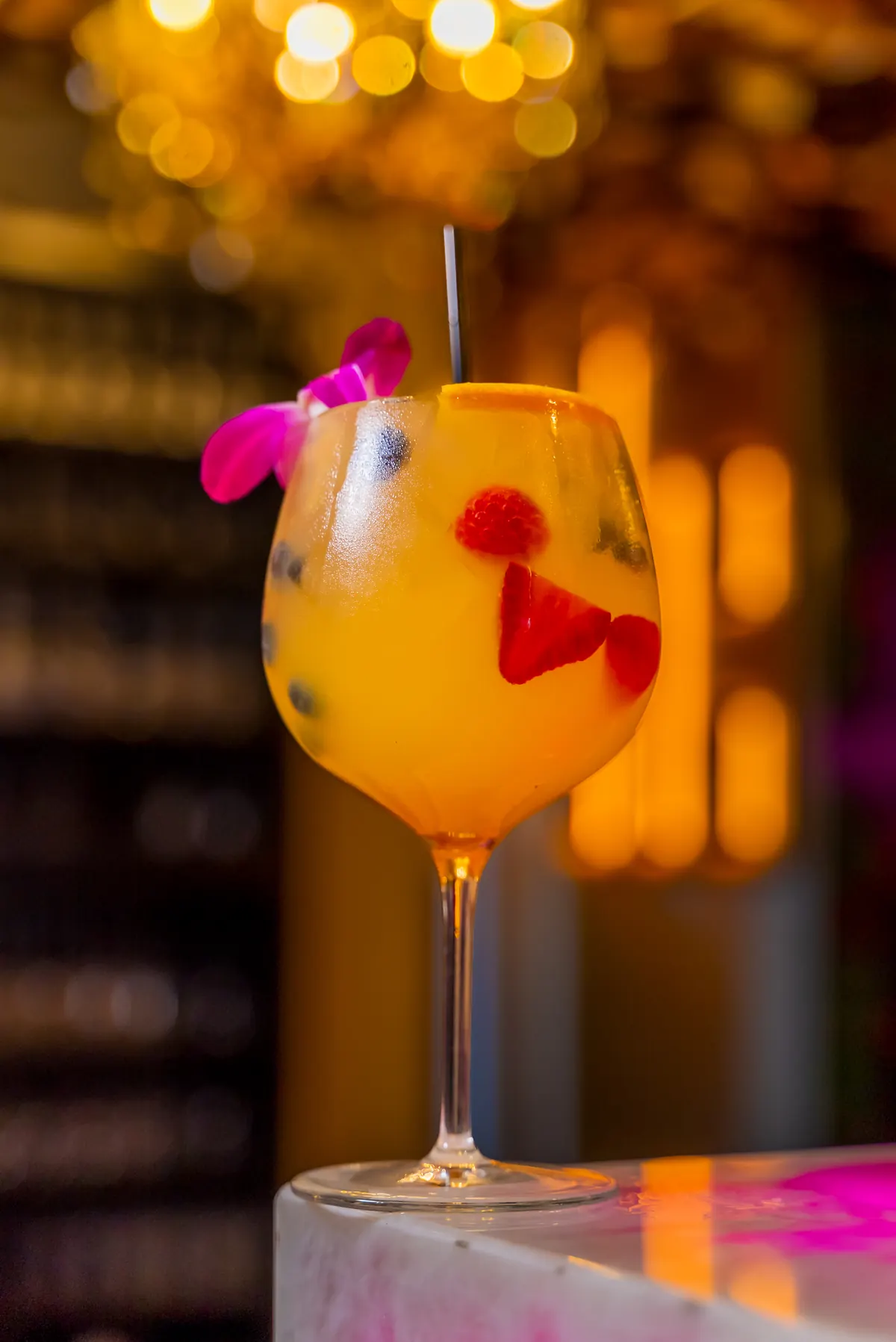 A signature cocktail