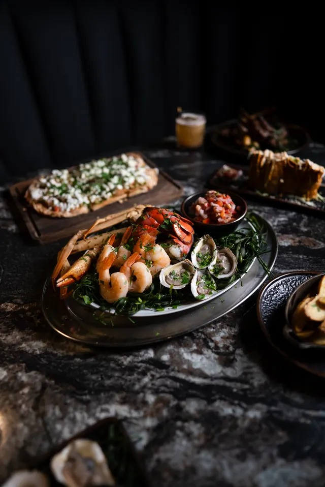 Seafood platter